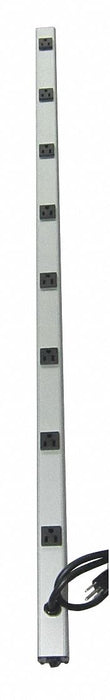Outlet Strip Gray 48 in 8 Outlets