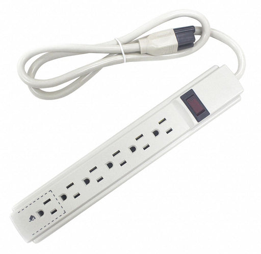 Outlet Strip Beige 11 in 6 Outlets