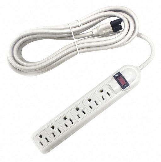 OutletStrip Beige 9-21/32in 6Outlets