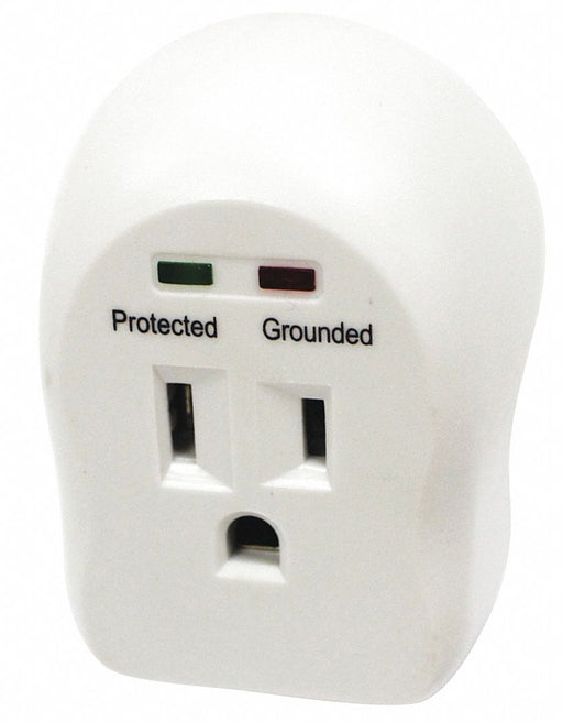 Surge Plug Adapter Wht 5-15P 1875W