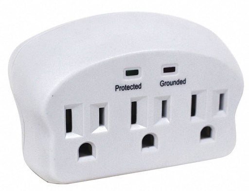 Surge Plug Adapter Wht 5-15P 1875W