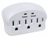 Surge Plug Adapter Wht 5-15P 1875W