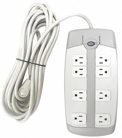 Surge Protector Outlet Strip White