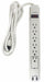 Surge Protector Outlet Strip 6 ft White