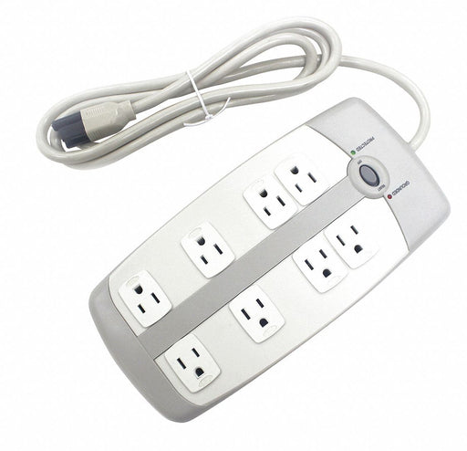 Surge Protector Outlet Strip 6 ft White