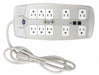 Surge Protector Outlet Strip 6 ft White