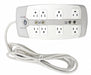 Surge Protector Outlet Strip White