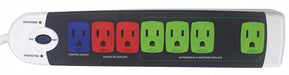 Outlet Strip White 13 in 7 Outlets