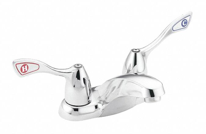 Low Arc Chrome Moen M-Bition Brass