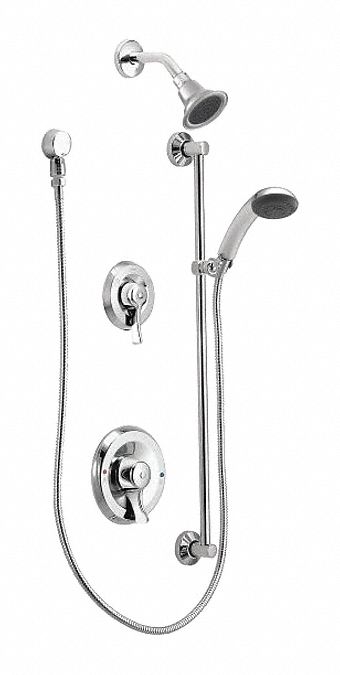 Shower Head Kit Flat Circle 1.5 gpm