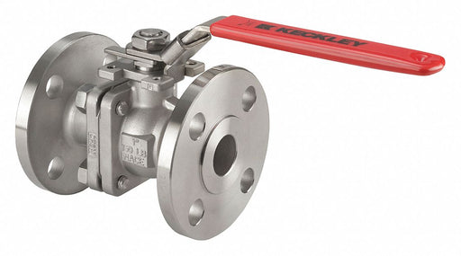 Manual 2-Way Ball Valve Flange 316 SS