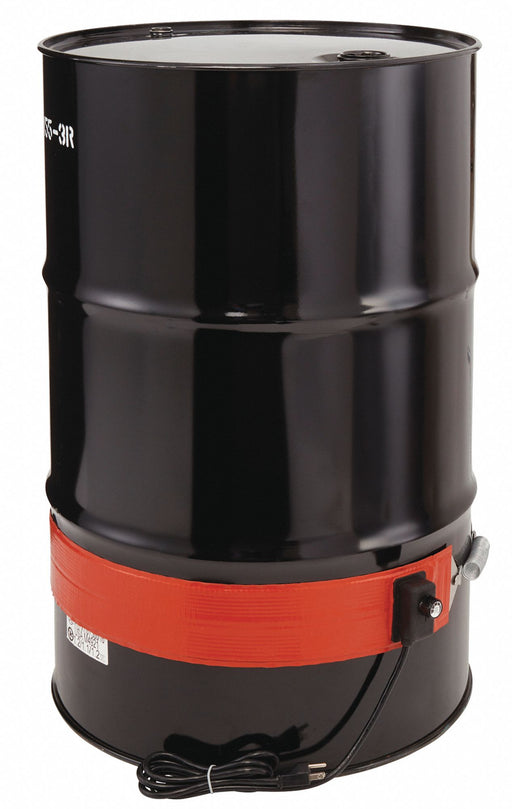 DrumHeater 70inL SiliconeRubber 115VAC