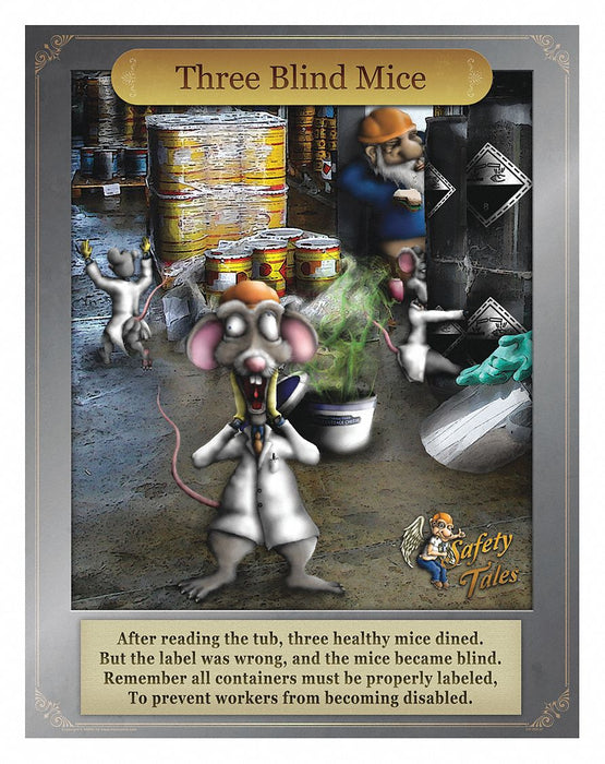 Safety Poster 12 in x 16 in Paper
