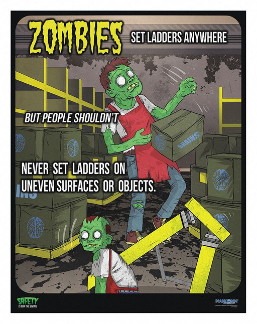Safety Poster 12 in x 16 in Paper