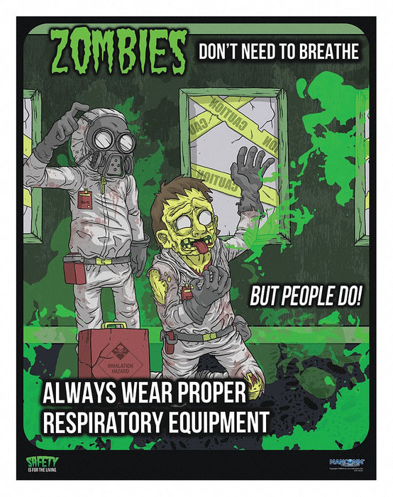 Safety Poster 12 in x 16 in Paper