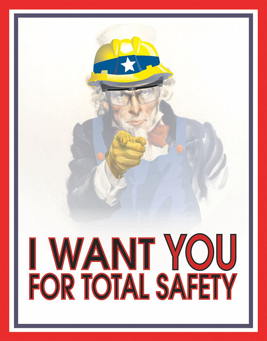 Safety Poster 21 in x 27 in Paper