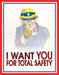 Safety Poster 21 in x 27 in Paper