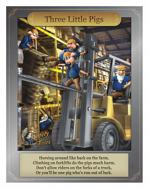 Safety Poster 12 in x 16 in Paper