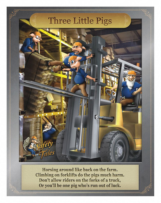 Safety Poster 12 in x 16 in Paper