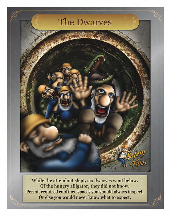 Safety Poster 21 in x 27 in Paper