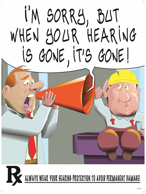 Safety Poster 12 in x 16 in Paper