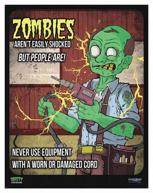 Safety Poster 12 in x 16 in Paper