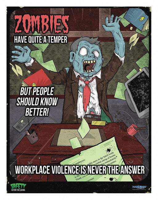Safety Poster 12 in x 16 in Paper
