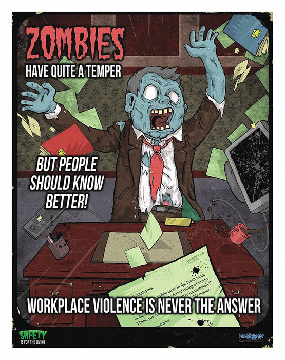 Safety Poster 21 in x 27 in Paper