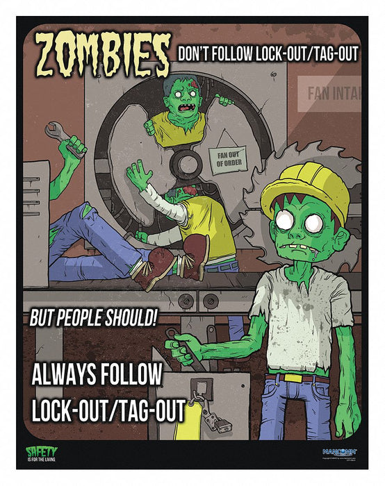 Safety Poster 21 in x 27 in Paper