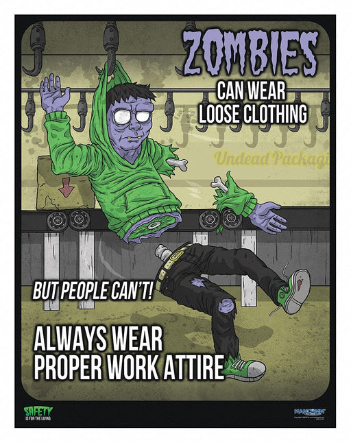 Safety Poster 12 in x 16 in Paper