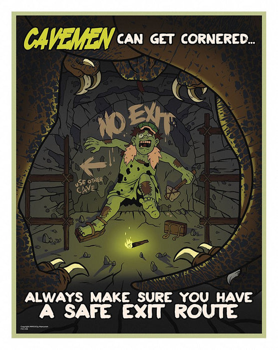 Safety Poster 12 in x 16 in Paper