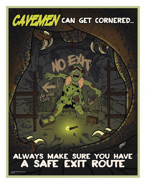 Safety Poster 21 in x 27 in Paper