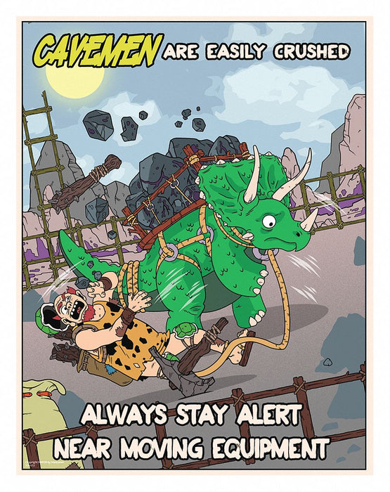 Safety Poster 12 in x 16 in Paper