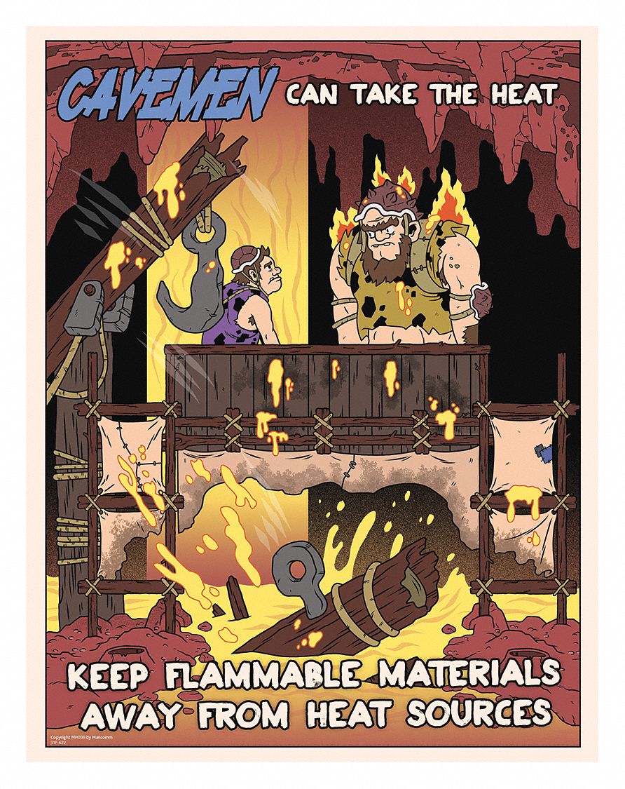 Safety Poster 12 in x 16 in Paper