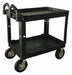 Cart 500 lb Black Lipped 9 Caster Dia