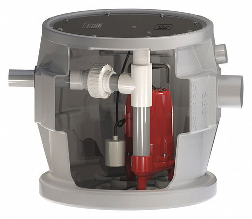 Sewage Ejector System 1 hp 115V AC