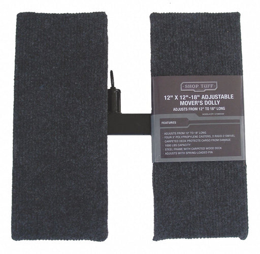 Adjustable Dolly Black 12 Platform L