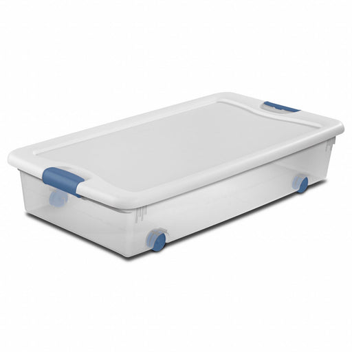 StorageTote 33.875inL 18.75inW Clear
