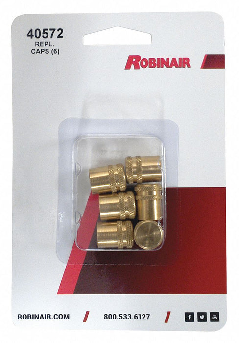 Brass Caps 1/4 O.D. 3-39/64 L PK6