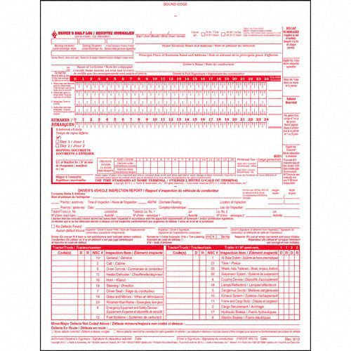 Canadian Drivers Logbook With Carbon