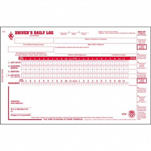 Detailed Drivers Logbook With Carbon