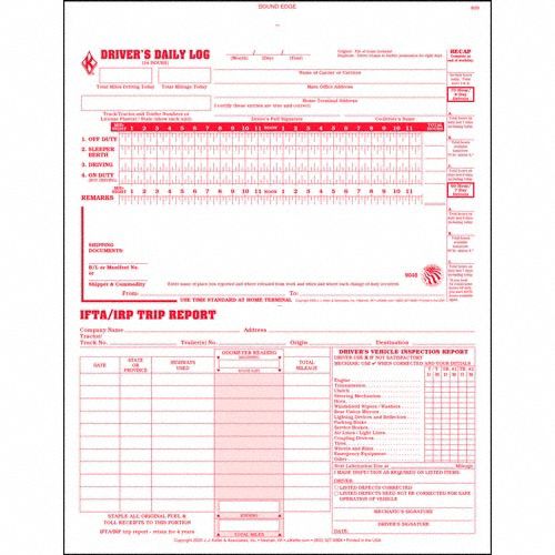 Drivers Logbook 3 In 1 Carbonless
