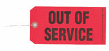 Tag Red Cardstock 3-1/8inH 6-1/4inW PK50