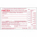 Vehicle Inspection Decal Vinyl PK10