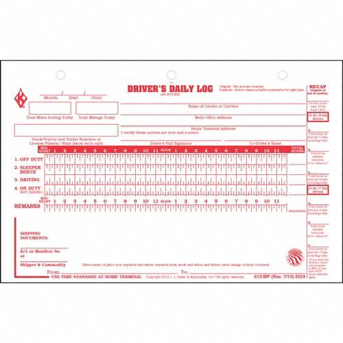 Detailed Drivers Logbook Carbon PK31