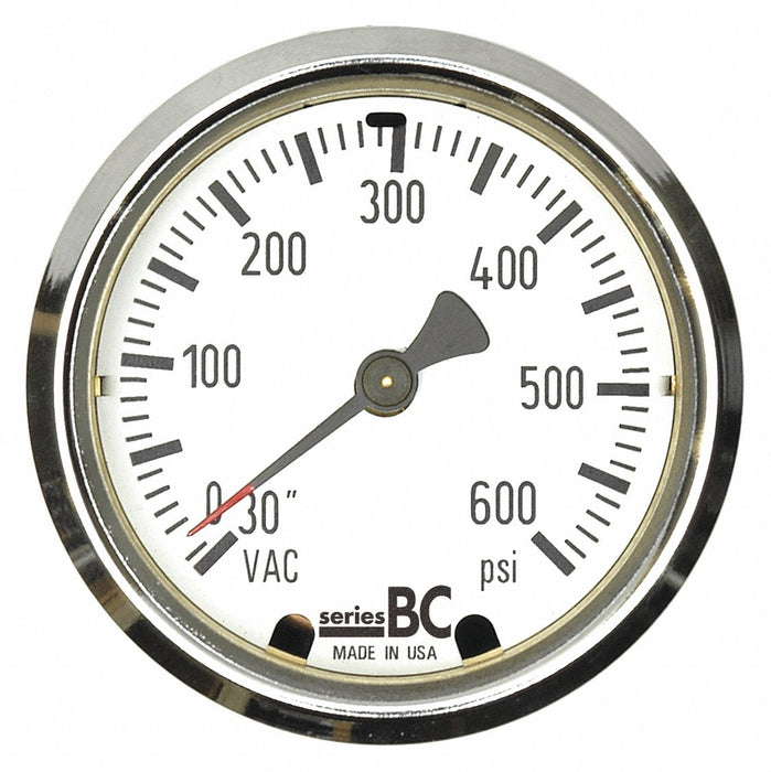 K4575 Compound Gauge 30 Hg Vac to 400 psi