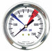 Pressure Gauge 0 to 7500 psi 2-1/2 Dial
