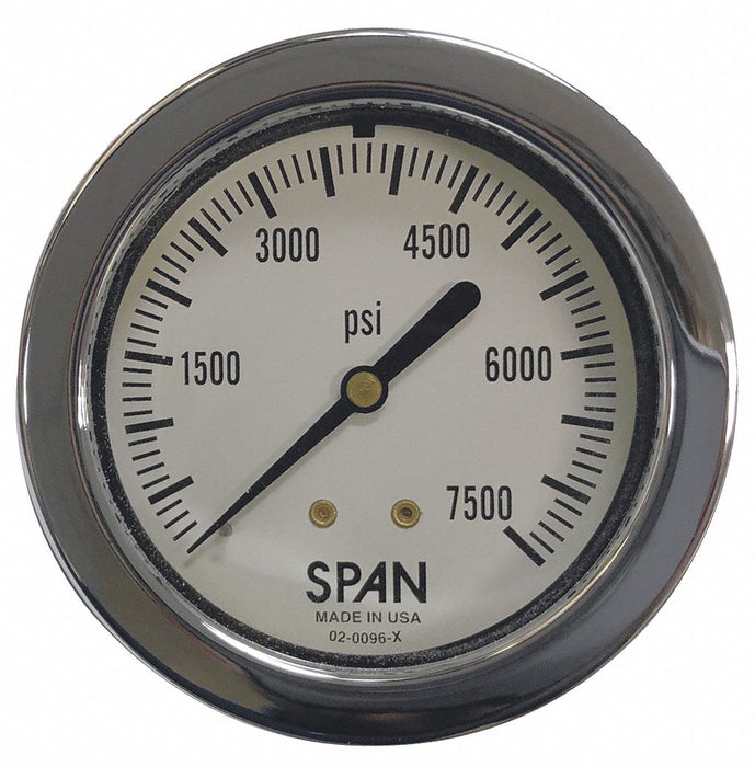 K4577 Pressure Gauge 0 to 7500 psi 2-1/2 Dial