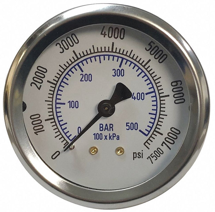 Pressure Gauge 0 to 200 psi 2-1/2 Dial