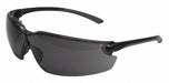 SafetyGlsses Gry AntiFog ScrtchRstnt Blk